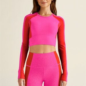 Beyond Yoga Spacedye Vitality Colorblock Pullover (Never Worn!)